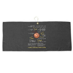 A Simple Question Of Weight Ratios Funny Math Large Microfiber Waffle Golf Towel