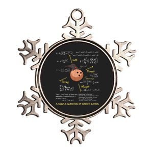 A Simple Question Of Weight Ratios Funny Math Metallic Star Ornament