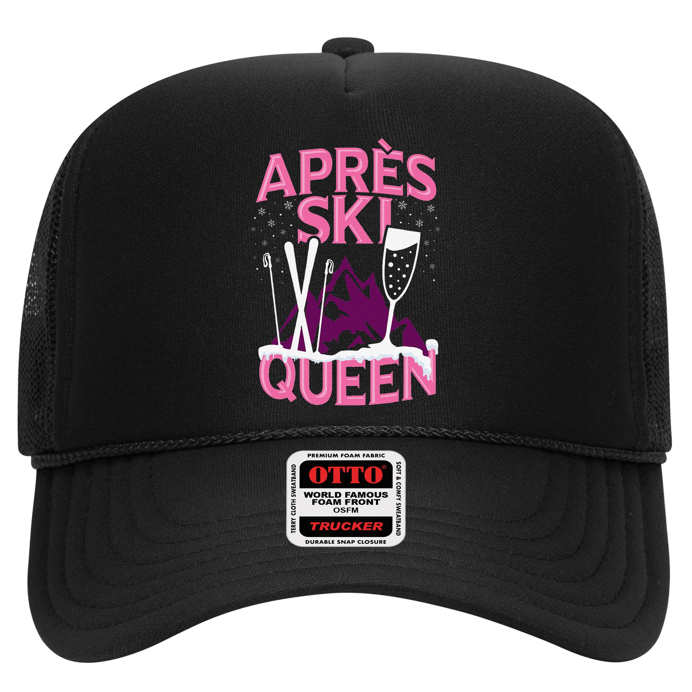 Apres Ski Queen Skiing Winter Sports Funny Party Hat