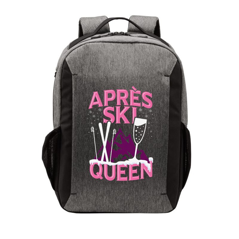 Apres Ski Queen Skiing Winter Sports Funny Party Vector Backpack