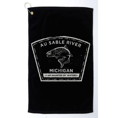 Au Sable River Michigan Fly Fishing Golf Towel