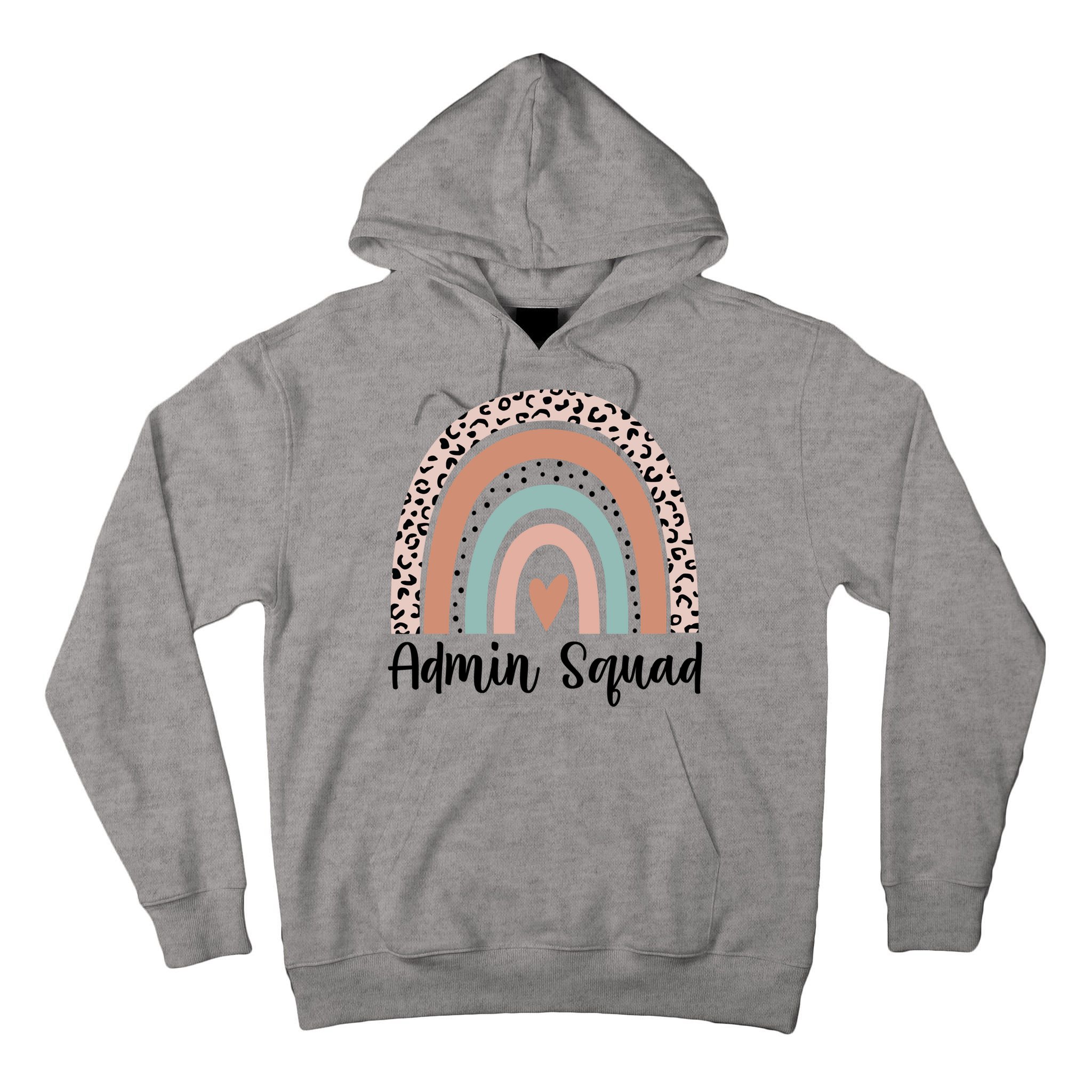 Admin Squad Rainbow Matching Admin Team Assistants Staff Gift Tall Hoodie