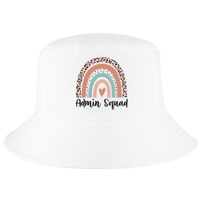 Admin Squad Rainbow Matching Admin Team Assistants Staff Gift Cool Comfort Performance Bucket Hat
