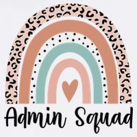 Admin Squad Rainbow Matching Admin Team Assistants Staff Gift Cool Comfort Performance Bucket Hat