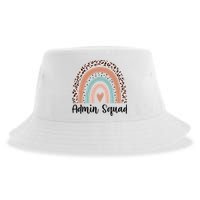 Admin Squad Rainbow Matching Admin Team Assistants Staff Gift Sustainable Bucket Hat
