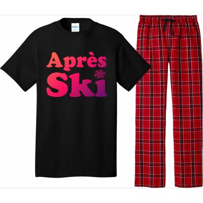 Apres Ski Retro Style Snowflake Gift Pajama Set