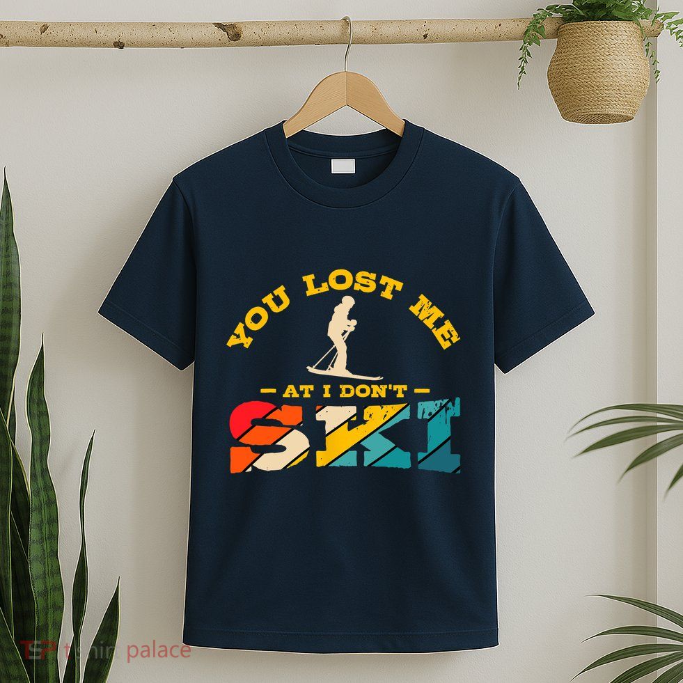 Alpine Ski Retro Vintage Slope Downhill Skiing Skier Sport T-Shirt