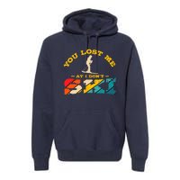 Alpine Ski Retro Vintage Slope Downhill Skiing Skier Sport Premium Hoodie