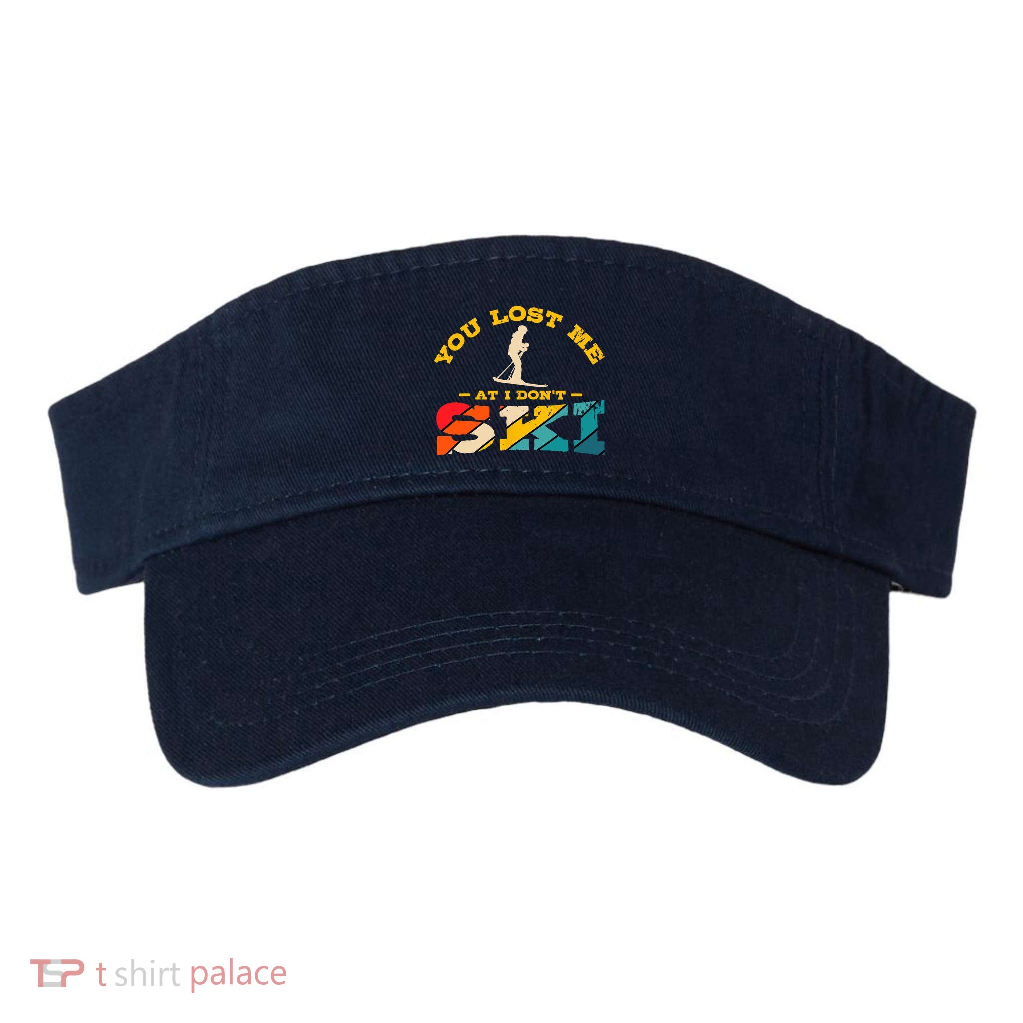 Alpine Ski Retro Vintage Slope Downhill Skiing Skier Sport Visor