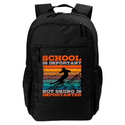 Alpine Ski Retro Vintage School Slope Downhill Skiing Skier Backpack