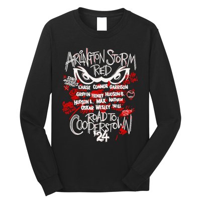 Arlington Storm Red Road To Cooperstown Long Sleeve Shirt