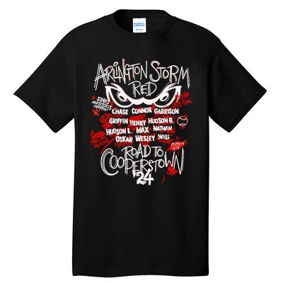 Arlington Storm Red Road To Cooperstown Tall T-Shirt