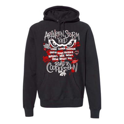 Arlington Storm Red Road To Cooperstown Premium Hoodie