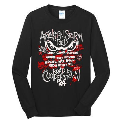 Arlington Storm Red Road To Cooperstown Tall Long Sleeve T-Shirt