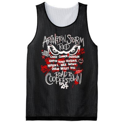 Arlington Storm Red Road To Cooperstown Mesh Reversible Basketball Jersey Tank