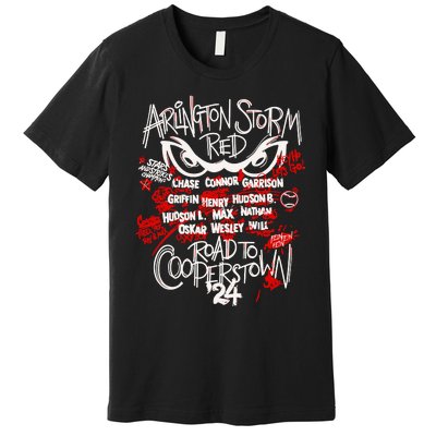 Arlington Storm Red Road To Cooperstown Premium T-Shirt