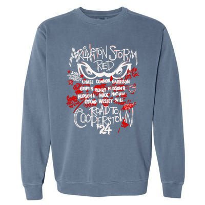 Arlington Storm Red Road To Cooperstown Garment-Dyed Sweatshirt