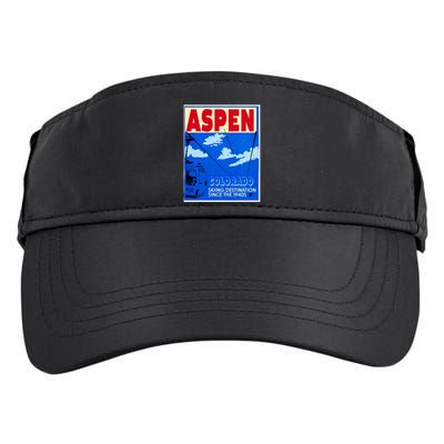 Aspen Ski Resort Colorado Adult Drive Performance Visor