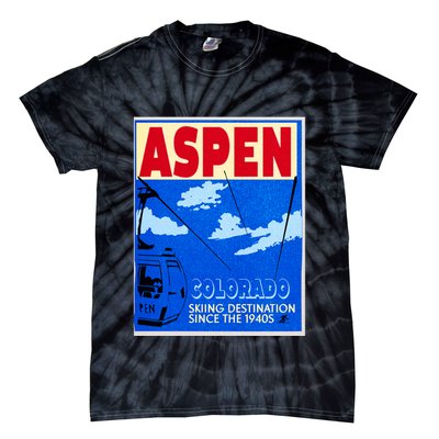 Aspen Ski Resort Colorado Tie-Dye T-Shirt