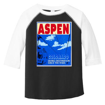 Aspen Ski Resort Colorado Toddler Fine Jersey T-Shirt