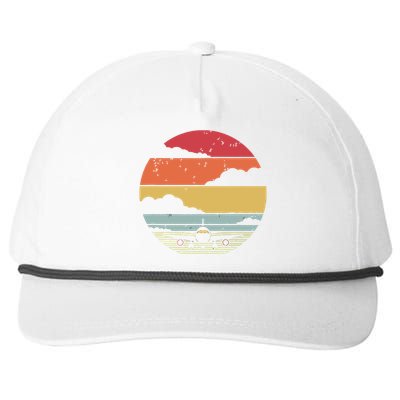 Airplane Shirts Retro Style Pilot Snapback Five-Panel Rope Hat