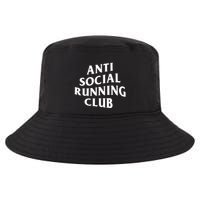 Anti Social Running Club Funny Introvert Runner Gift Cool Comfort Performance Bucket Hat