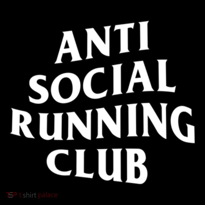 Anti Social Running Club Funny Introvert Runner Gift 7-Panel Snapback Hat