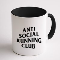 Anti Social Running Club Funny Introvert Runner Gift Mug