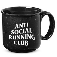 Anti Social Running Club Funny Introvert Runner Gift 15oz Campfire Ceramic Mug