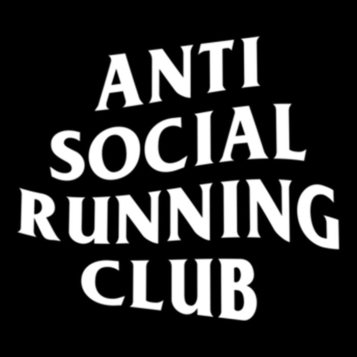 Anti Social Running Club Funny Introvert Runner Gift Drawstring Bag