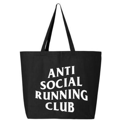 Anti Social Running Club Funny Introvert Runner Gift 25L Jumbo Tote