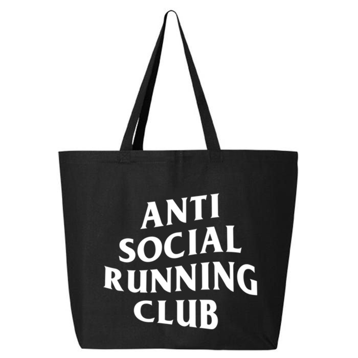 Anti Social Running Club Funny Introvert Runner Gift 25L Jumbo Tote