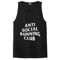 Anti Social Running Club Funny Introvert Runner Gift PosiCharge Competitor Tank