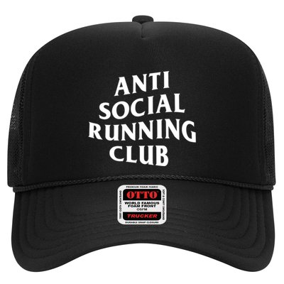 Anti Social Running Club Funny Introvert Runner Gift Trucker Hat