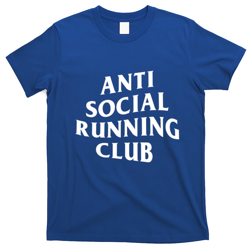 Anti Social Running Club Funny Introvert Runner Gift T-Shirt