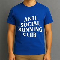 Anti Social Running Club Funny Introvert Runner Gift T-Shirt