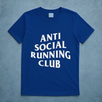 Anti Social Running Club Funny Introvert Runner Gift T-Shirt