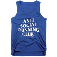 Anti Social Running Club Funny Introvert Runner Gift Tank Top