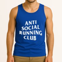 Anti Social Running Club Funny Introvert Runner Gift Tank Top