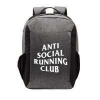 Anti Social Running Club Funny Introvert Runner Gift Vector Backpack