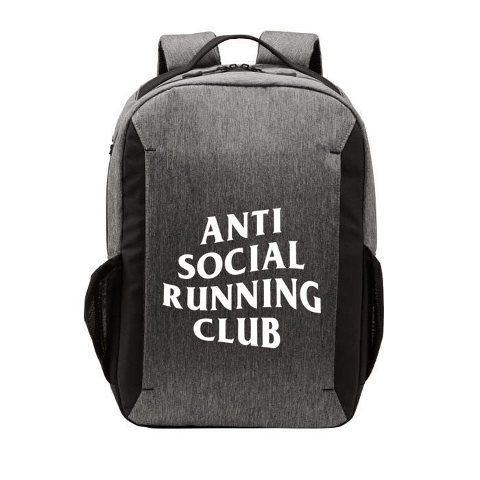 Anti Social Running Club Funny Introvert Runner Gift Vector Backpack