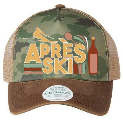 Apres Ski Retro Vintage Style Party Outfit Great Gift Legacy Tie Dye Trucker Hat