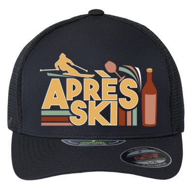 Apres Ski Retro Vintage Style Party Outfit Great Gift Flexfit Unipanel Trucker Cap