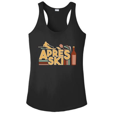 Apres Ski Retro Vintage Style Party Outfit Great Gift Ladies PosiCharge Competitor Racerback Tank