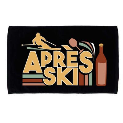 Apres Ski Retro Vintage Style Party Outfit Great Gift Microfiber Hand Towel