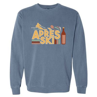 Apres Ski Retro Vintage Style Party Outfit Great Gift Garment-Dyed Sweatshirt