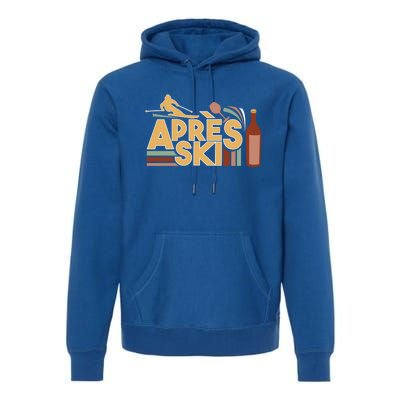 Apres Ski Retro Vintage Style Party Outfit Great Gift Premium Hoodie