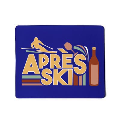 Apres Ski Retro Vintage Style Party Outfit Great Gift Mousepad