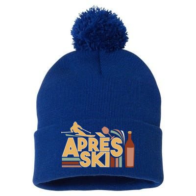 Apres Ski Retro Vintage Style Party Outfit Great Gift Pom Pom 12in Knit Beanie