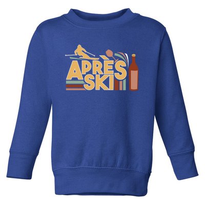 Apres Ski Retro Vintage Style Party Outfit Great Gift Toddler Sweatshirt